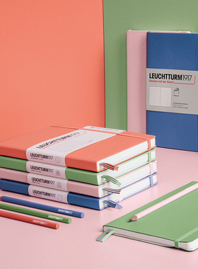 现货德国灯塔leuchtturm1917笔记本马卡龙色创意简约办公记事本A5