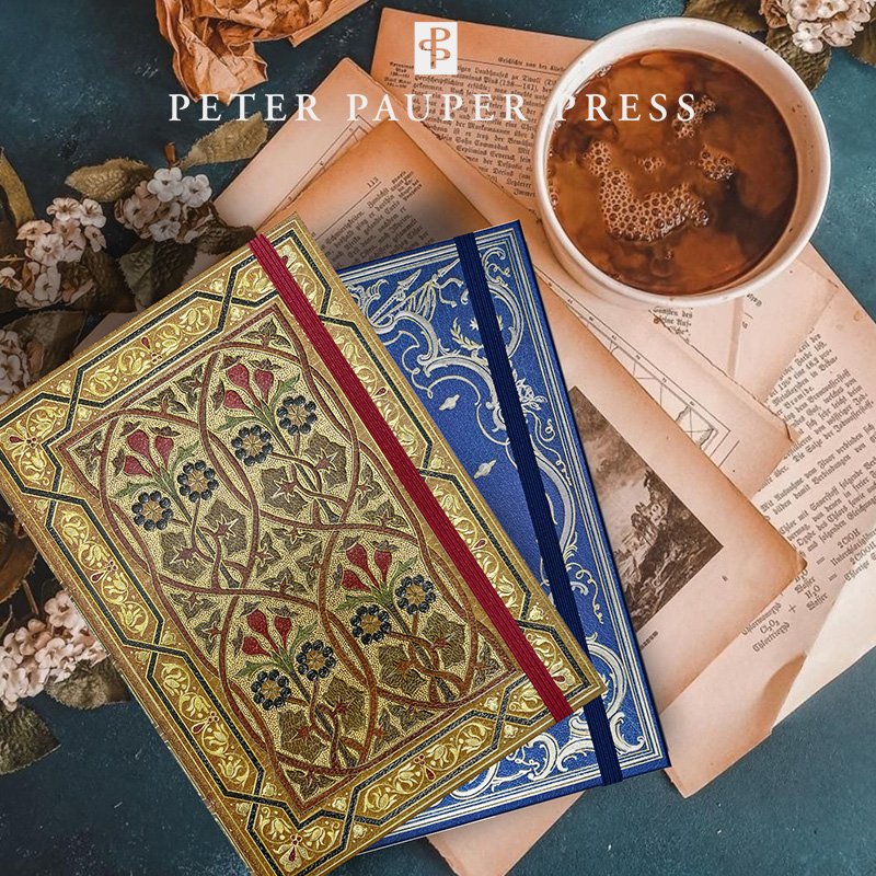 美国Peter Pauper Press复古精装B6中本笔记本精美高档送礼记事本