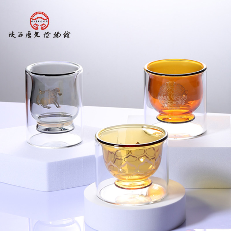 陕历博得宝茶具茶杯礼盒套装乔迁新居博物馆文创企业商务伴手礼品