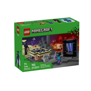 乐高我的世界系列21584下界与末日传送门之旅男女孩拼搭积木玩具