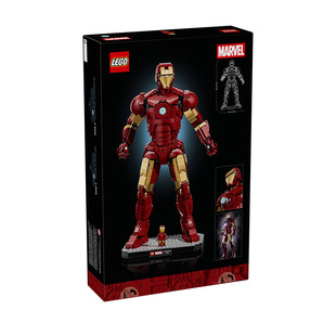 乐高漫威系列76344钢铁侠 Mark 3 男女孩拼搭积木玩具生日礼物