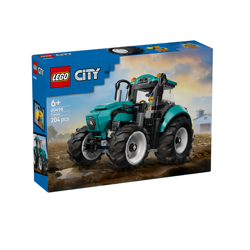 乐高城市系列60498拖拉机儿童益智男女孩拼搭积木玩具生日礼物