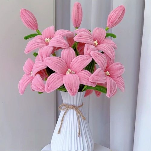 创意扭扭棒百合花DIY材料包