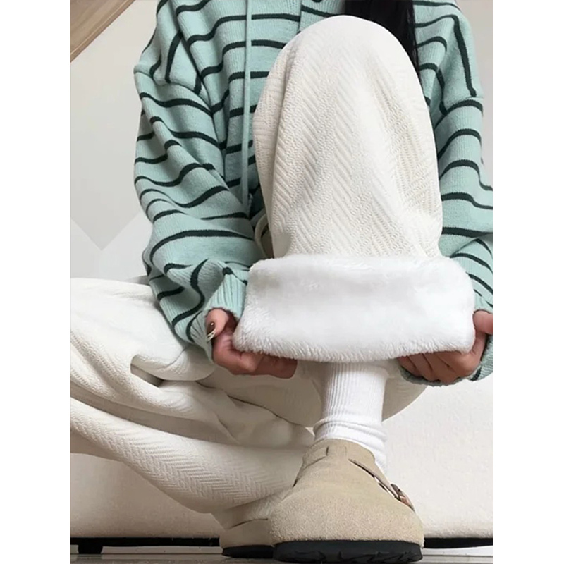 秋冬款休闲东北加绒棉裤外穿裤子