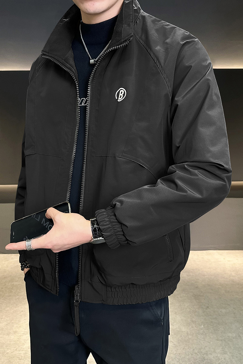 双面穿颗粒绒立领夹克外套男JK6626-P125,男装夹克,电商D236（原A051）