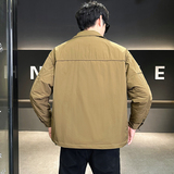 白鸭绒羽绒服男翻领纯色帅休闲百搭外套潮流YR800-P200，男装羽绒服，电商D236（原A051）