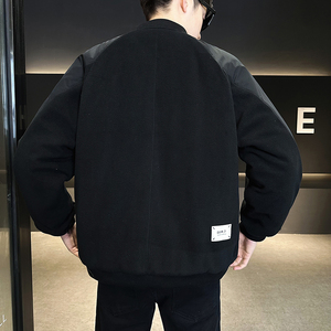 澳粒绒二棉夹克男装颗粒绒外套秋冬棉服男SJ12-P120图片