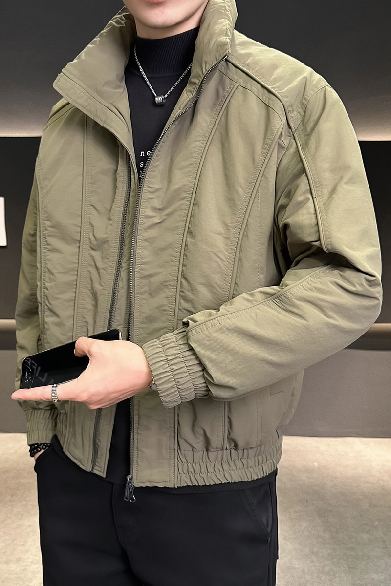 73棉27腈纶高品质80白鸭绒立领羽绒服男保暖外套YR798-P210,男装羽绒服,电商D236（原A051）