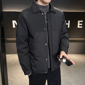 撞色拼接轻薄羽绒服男装冬季外套YR790-P185图片