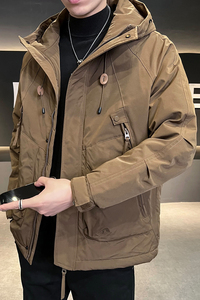 90白鸭绒户外可脱卸三合一冲锋衣羽绒服男YR291-TP195图片