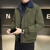 假两件牛仔拼接棉衣男装翻领冬季棉服2297-P135，男装棉衣，电商D236（原A051）