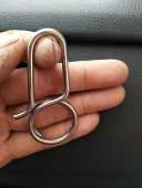 张三手工坊304不锈钢钥匙扣纯手工创新简易汽车创意钥匙扣原创