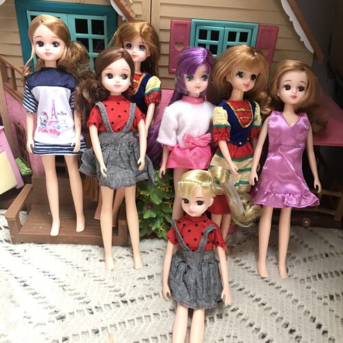 日单散货微瑕疵娃娃 丽佳licca丽嘉 换装女孩玩具 配随机鞋和衣服
