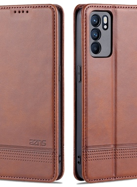 pepmoo手机壳opporeno6pro保护皮套oppreno6pro男女新款外壳opopreno6por翻盖ooporeno6pro商务ren6p全包防摔