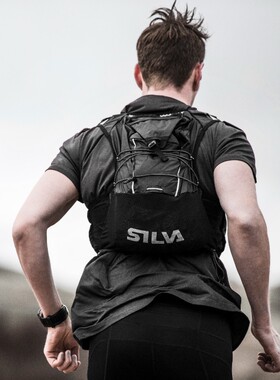瑞典SILVA Strive Light Black 10大容量越野背包跑步运动户外跑