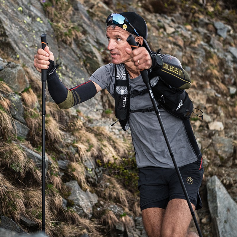 瑞典SILVA碳纤维Z字越野杖