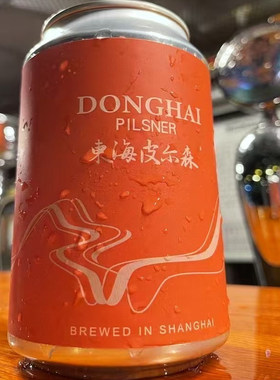 【2025新品】望秦东海湾皮尔森Donghai Pilsner鲜啤酒330ml*6罐