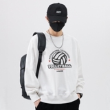 卫衣男冬季ins潮牌重磅硬挺加绒加厚外套秋冬W9030P35加绒40，男装卫衣，星座414A-1（原B215-1）