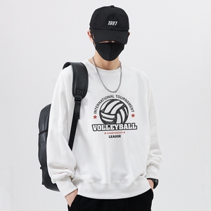 卫衣男冬季ins潮牌重磅硬挺加绒加厚外套秋冬W9030 P35加绒40,男装卫衣,星座414A-1（原B215-1）