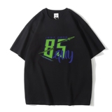 长绒纯白色短袖T恤男夏季舒适圆领纯打底衫A5036P25，男装T恤，星座414A-1（原B215-1）