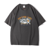 宽松纯短袖t恤男装潮流衣服半袖体恤衫潮牌情侣装A5082P25，男装T恤，星座414A-1（原B215-1）
