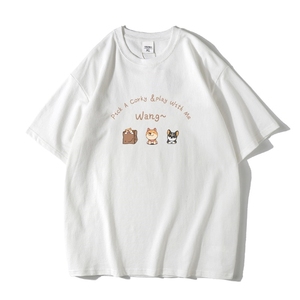 夏季潮牌纯健身运动坎肩衣服打底男装白色短袖t恤A5029 P25图片