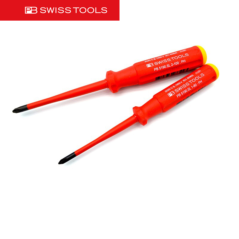 瑞士PBSWISS绝缘十字螺丝批细杆