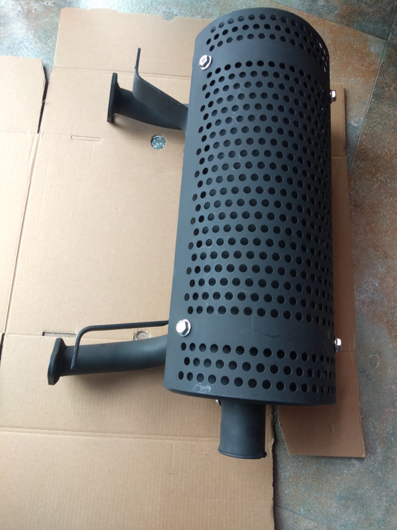 重庆力帆2V78F-2双缸汽油动力2V80F发动机汽油机消音器消声器