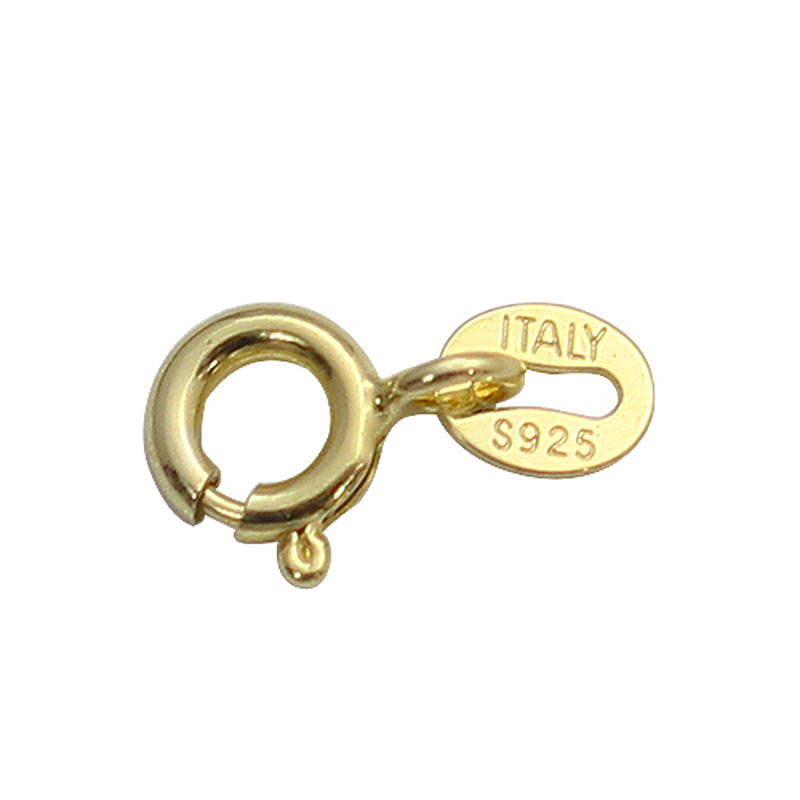 雅缤国际标准纯银结尾扣