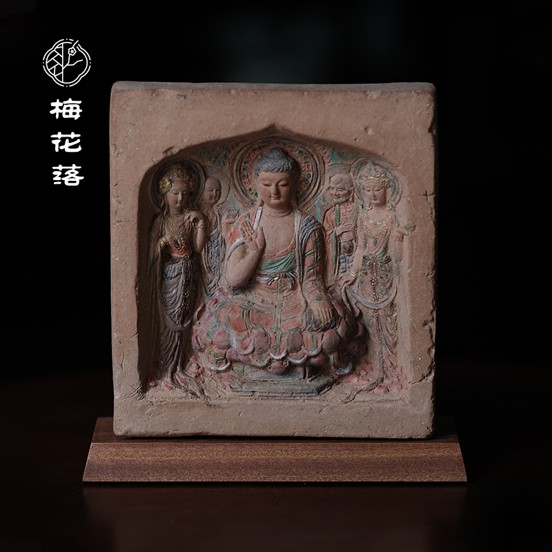 梅花落一梦敦煌摆件雕塑佛像