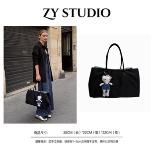 ZY新款时尚百搭手提单肩包A1081黑色