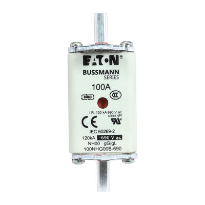 伊顿EATON BUSSMANN熔断器100/125NHG00B-690 690V100A gG保险丝