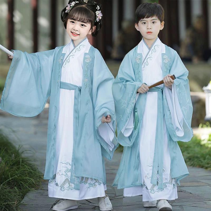 儿童古装男童汉服女童超仙气宋朝诗人苏轼经典诵读古诗词朗诵服装