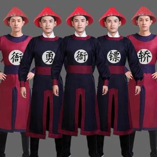 清朝官兵服装儿童古装成人衙役衣服清代衙门狱卒捕快侍卫官差演出