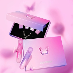 珂拉琪翩翩心动唇泥礼盒蝴蝶套盒情人节限定七夕520唇釉口红生日