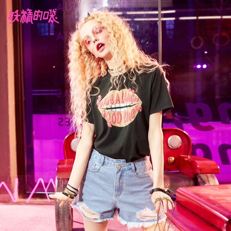 Çà´º¶ÌÐäÏÄ×°2018пîÔ²Áìchic´¿ÃÞ×촽ͼ°¸¹ÖζÉÙÅ®ÉÏÒÂtÐôÅ®K