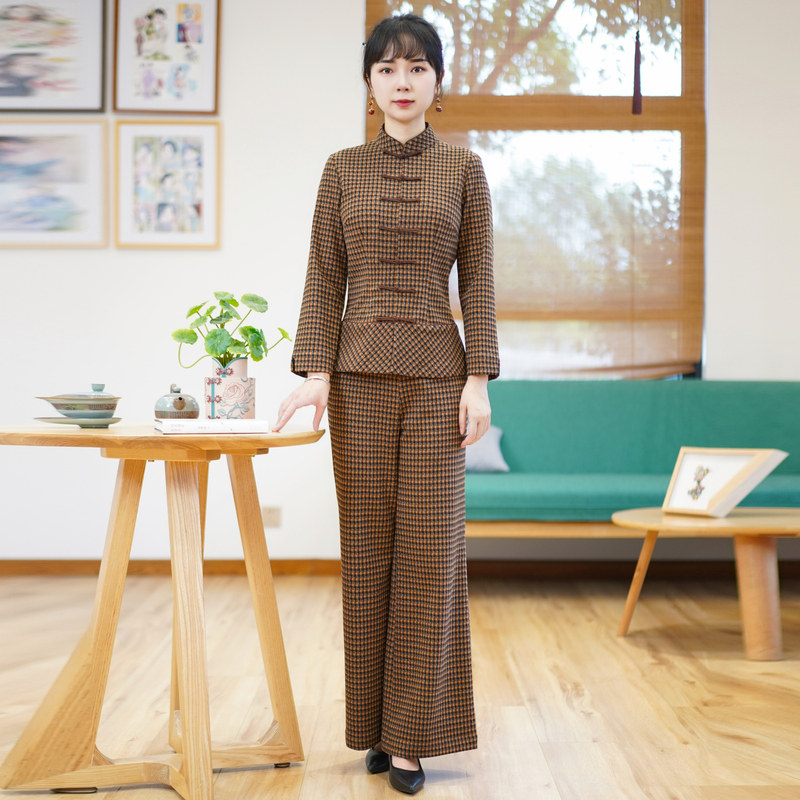 筠雅小香风套装女装新款休闲复古小洋装减龄气质两件套23J257,女装/女士精品,时尚套装,淘宝优惠券,粉丝福利购,淘宝优惠卷