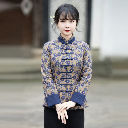 中国唐装筠雅中式女装外套