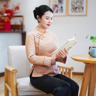 筠雅冬季新款加厚保暖唐装上衣棉衣棉服新中式气质显瘦女装26Y011