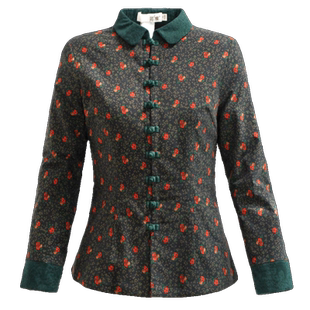 筠雅改良唐装棉袄棉服女中国风女款冬季中式盘扣上衣短款修身夹袄