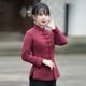 筠雅唐装 盘扣外套23J687 上衣女中国风冬新棉袄民族风盘扣夹棉中式