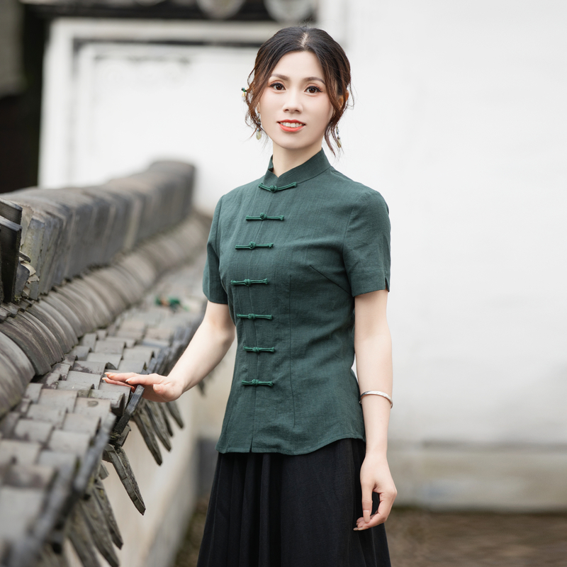 中国风唐装筠雅中国风改良旗袍