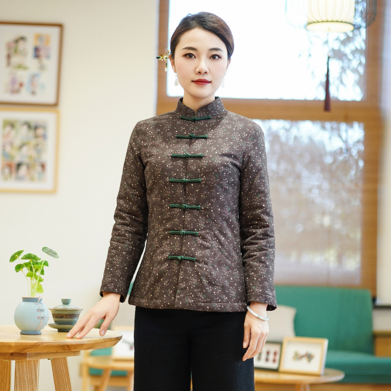 女冬唐装筠雅年轻款上衣