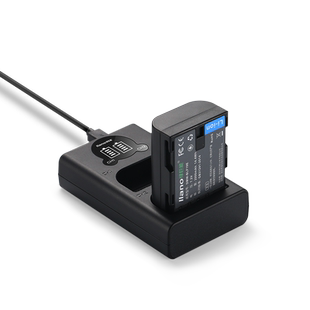 绿巨能DMW-BLF19E微单相机电池适用于松下DMC-GH4 GH5 GH5S GH3 G9LGK PDZ-BLF19E 双充充电器usb座充