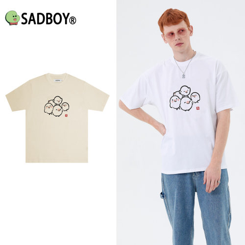 日系短袖sadboy悲伤男孩