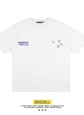 SadBoy夏季新品美系潮牌MOONBOOK联名SadBoy定制限量T恤