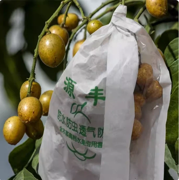 黄皮果套袋荔枝专用套袋龙眼防水纸袋芒果套袋水果套袋可视窗防晒