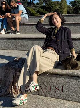 不晚BUWANJUST 高品定制酵洗小立领设计感品质马甲 B1291