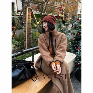 BUWANJUST高品定制加厚保暖舒适户外感泰迪绒大外套B2525