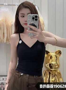 我的薇薇19062衣架款新款百搭外穿裹胸收副乳打底固定杯吊带背女